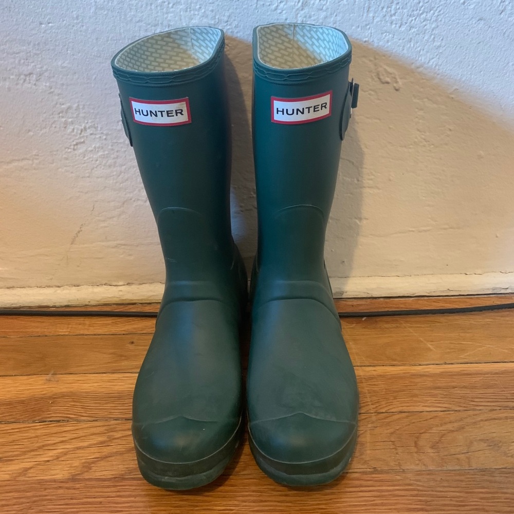 Hunter Original Short Green Boot